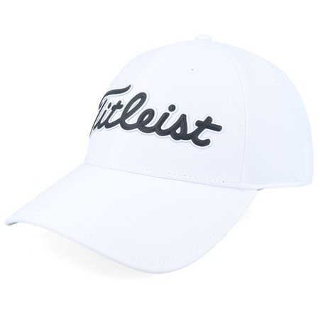 Titleist - Hvid adjustable Kasket - Womens Players Perf Ball Marker White/Black Adjustable @ Hatstore