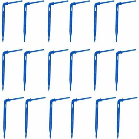 50 böjda bevattnings- och bevattningsanordningar för botaniska trädgårdar för grönsaker och fruktblommor i krukor.