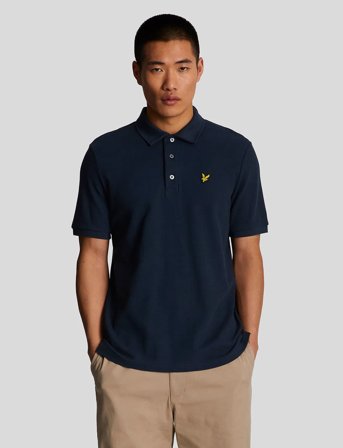 Lyle & Scott Milano Polo Shirt - Navy - S