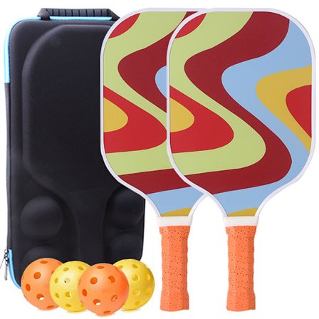 Pickleball-racketsett i glassfiber - Gavepickleball-padler