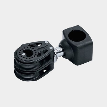 Harken 40mm Double Stanchion-Mount Lead Block (7405)