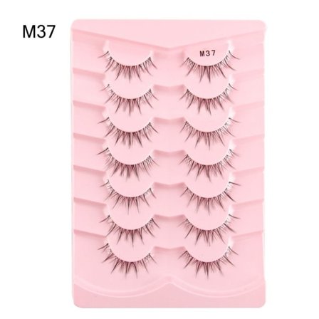 Naturliga lösögonfransar Faux Mink Fransar M37 M37 M37