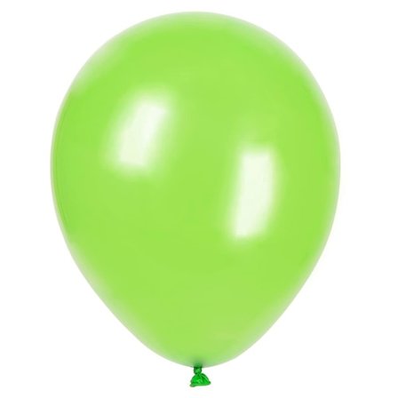 Belbal Gloss Ballong (Förpackning om 50) En Storlek Limegrön