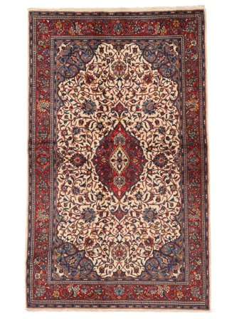 Sarough Fine Matta Orientalisk Mörkröd/Svart (Ull, Persien)