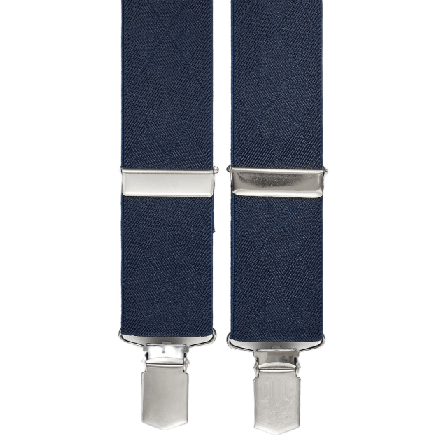 John Henric Suspenders Solid Kostymtillbehör Herr Blå 35