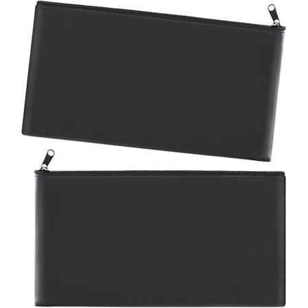 Rahapussit vetoketjulla käteiselle, rahapussi, käteispussi, rahalaukku, pankkilaukku, 27,94 x 15,48 cm, 2 kpl