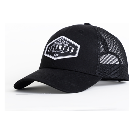 Șapcă Trucker Jethwear Rooted negru/alb Ena velikost