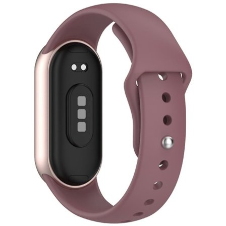 Xiaomi Smart Band 10/9/8 Silicone Watch Strap – Smoky Purple