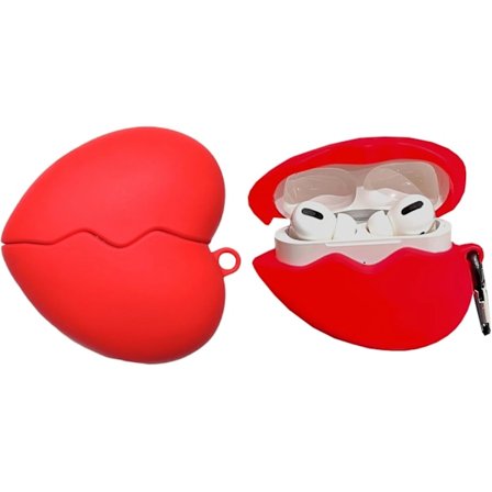 Kotelo yhteensopiva 2024 Airpods 4:n kanssa, 3D Söpö Hahmo Sydän Avaimenperä Suojus, Kannettavat Kuuloketarvikkeet Pehmeä Silikoni Iskunkestävä 
