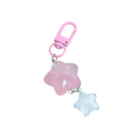 e Jelly Stars Avaimenperä Riipus Avaimenperä Reppu Charm Kuulokkeet Pink