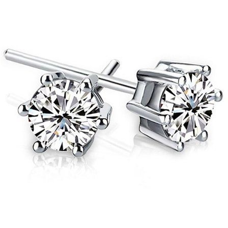 Vackra örhängen av hög kvalitet med strasskristaller