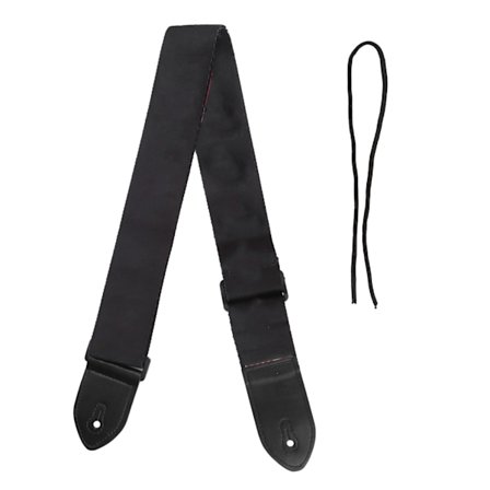 Guitarrem Skulderrem Trykt Malet Justerbar Tilbehør med PU Læderende til Akustisk