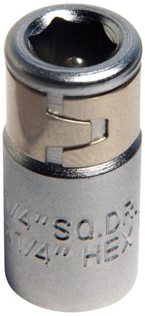 Ironside 116138 Bitsadapter 1/4", 4-kant til 6-kant, Maskintilbehør & forbruk