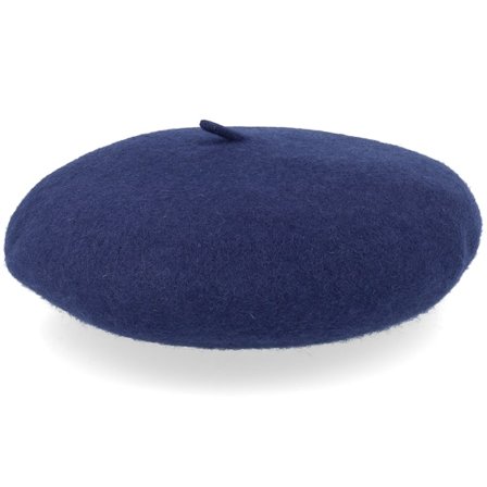 Kinder Jaxon & James - Blau traditionalbeanie Hut - Kinder Wool Beret Navy Blue Beret @ Hatstore