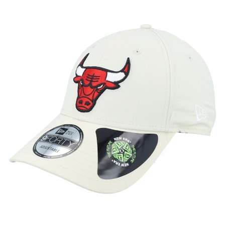 New Era - NBA Beige adjustable Kasket - Chicago Bulls Recycled 9FORTY Stone Adjustable @ Hatstore
