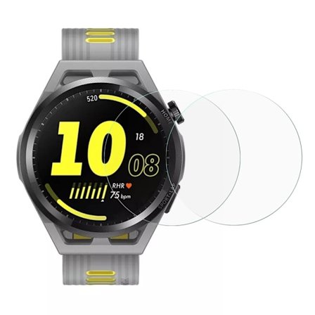 2Pcs Huawei Watch GT Runner arc edge tempered glass screen protector
