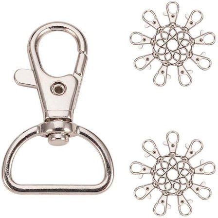 D-ringer Ikke-sveisede metall D-lukking spenner spenne ring sy