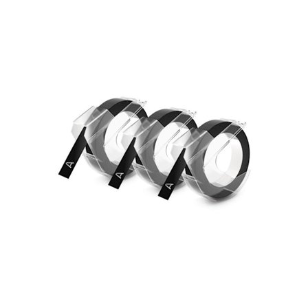 Dymo prægebånd 3D 9mm 3m 3stk