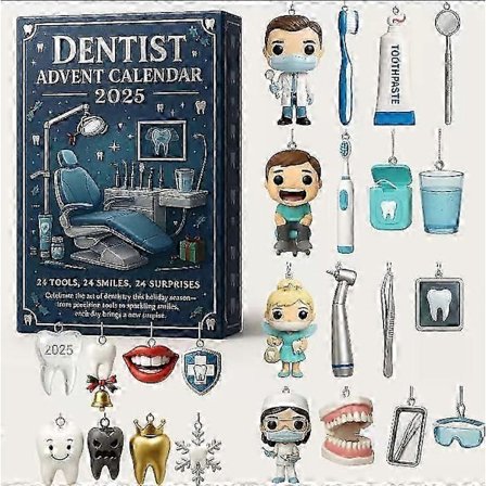 Julkalender 2025 Full-Style Akryldekoration
