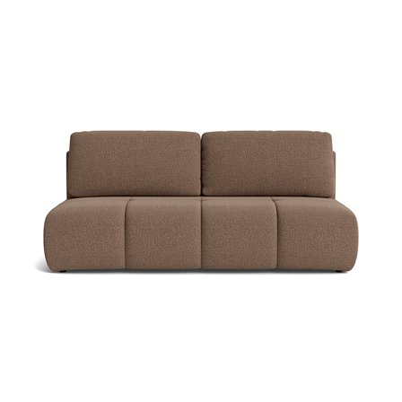Pax 3-Sitzer-Schlafsofa in Nordic Braun, modernes Design, hochwertige Wellenunterfederung, bequeme Liegefunktion, zeitloser Stil, Tiefe 92cm.