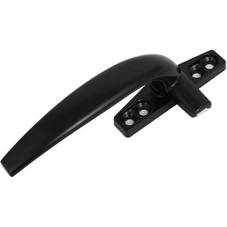 Låsbart vinduesgreb Dør vinduesgreb Aluminiumslegeringsskrue Venstre Fast greb Sort