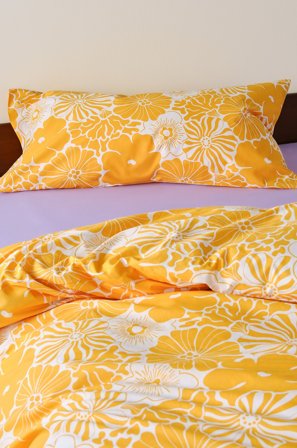 Jotex - Putetrekk 50x90 Cm Økologisk Gul - ANNA - Kjøp Putevar hos Jotex