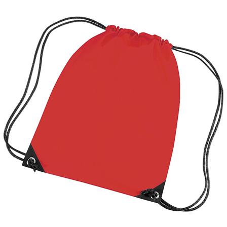 Bagbase Premium Gymsac Vandtæt Taske (11 Liter) (2-pak) Lys Rød One Size Bright Red