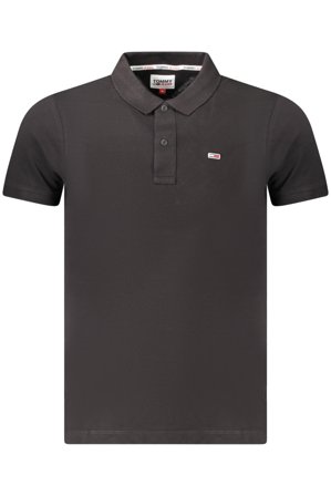 Tommy Hilfiger Polo Maniche Corte Uomo Nero