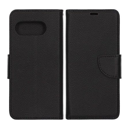 Google Pixel 9A Plånboksfodral med kortfack - Svart