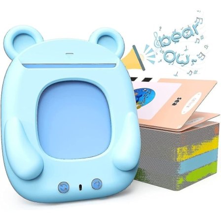 IC Puhuvat Flash-kortit Logopedilelut - Pedagogiset lelut vauvalle, sininen