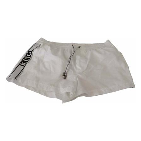 Dolce & Gabbana, Beachwear Biały, Mężczyzna, Rozmiar: S