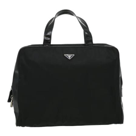 Prada Vintage Pre-owned Nylon prada-Tass , Zwart , unisex , Maat: ONE Size Vintage Tassen