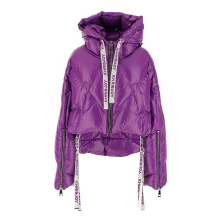 Khrisjoy Iconic oversized down jacket , Paars , Dames , Maat: S