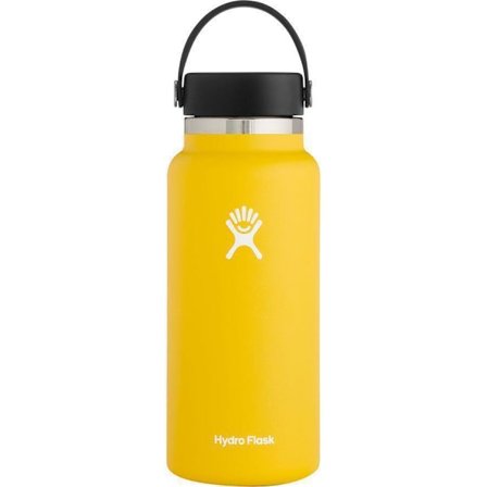 Hydro Flask Wide Mouth med Flex Sip-lokk - Isolert vannflaske reisekopp kaffekrus tumbler 32oz