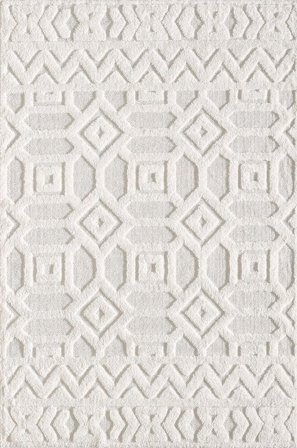 Hanah Home - Matta-Miranda - Vit - Lugg & ryamattor - 140X200 - Från Homeroom