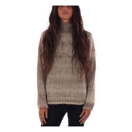Woolrich Turtlenecks Brun, Dame Rullekraver