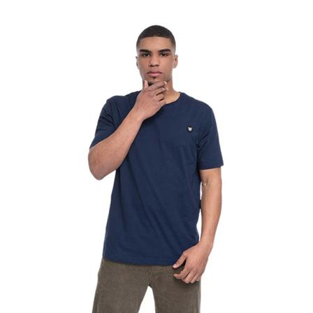 Wood Wood, T-shirt Blauw, Heren, Maat:S