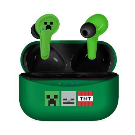 Høretelefoner MINECRAFT In-Ear TWS Grøn