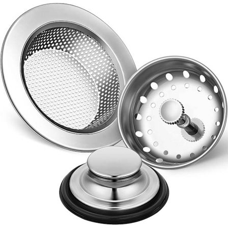 3 stk kjøkkenvaskstopper sil søppelkvernplugg, St