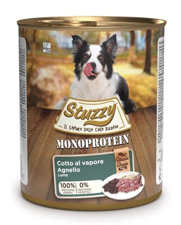 Stuzzy Monoprotein Agnello Cibo Umido Cani Adulti Barattolo 800g