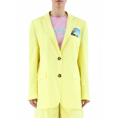 Msgm 3041Mdg11X217109 Blazer Gul, Dame