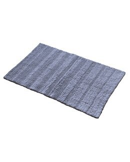 Vändbar badrumsmatta Lucca enfärgad Gråblå - 40x60 cm - Classic Textiles