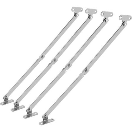 4 stk. sammenleggbare hengsler møbelhengsler for veggmontert sammenleggbart bord skapdør piano