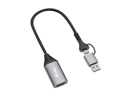 Equip Adapter USB-C/A -> HDMI 1920x1080 / 60Hz grau