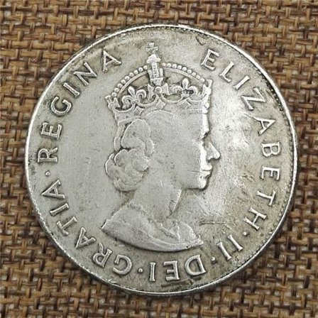 Mynt för samlare - Brittisk Elizabeth II 1959 Gammalt vitt kopparmynt 38MM