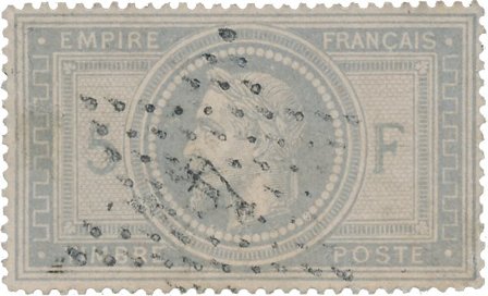 Frankrig 1869 - YT 33 - Stemplet