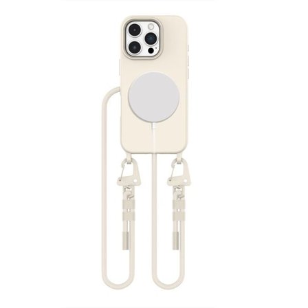 Tech-Protect MagNecklace MagSafe-fodral för iPhone 16 Pro Max - Beige