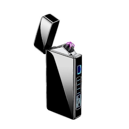 Personalisert Lighter med Gravert Bilde - Elektrisk Lighter med USB-Lading - Gave til Farsdag, Valentinsdag, Bursdag (1 stk (FMY)