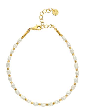 Ofelia Bracelets Accessories Jewellery Bracelets Pearl Bracelets Hvit Nuni Copenhagen*Betinget Tilbud