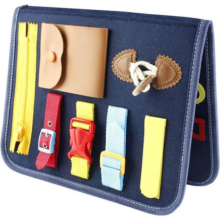 Bærbar Busy Board Montessori Aktivitetsbrett Læringsbrett Baby